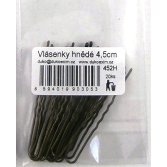 Duko Vlásenka hnědá 4,5 cm 20 kusů
