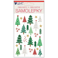 Samolepka plastická stromky 19 x 10 cm