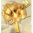 Nekupto Kokarda stuha stahovací Raphia zlatá lesk šíře 2 cm, délka 80 cm 001 21