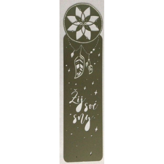 Albi Kovová záložka do knihy Lapač snů 3,3 cm x 12 cm