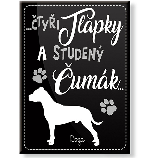 Nekupto Mazlíčci magnet Doga 66 x 90 x 2 mm Nekupto Mazlíčci magnet Doga 66 x 90 x 2 mm