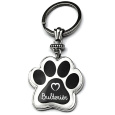 Nekupto Mazlíčci klíčenka ve tvaru tlapky Bulteriér 40 x 85 x 3 mm