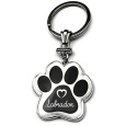 Nekupto Mazlíčci klíčenka ve tvaru tlapky Labrador 40 x 85 x 3 mm