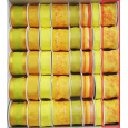 Ditipo Stuha látková s drátkem žlutá s motýlkem 2 m x 40 mm 1 kus