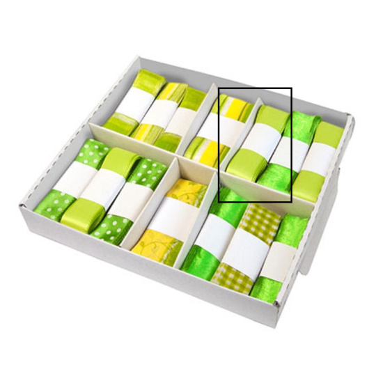 Ditipo Stuha látková Flora zelená 3 m x 25 mm