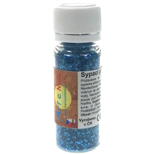 Art e Miss Sypací glitr pro dekorativní použití Tyrkysově modrý 14 ml