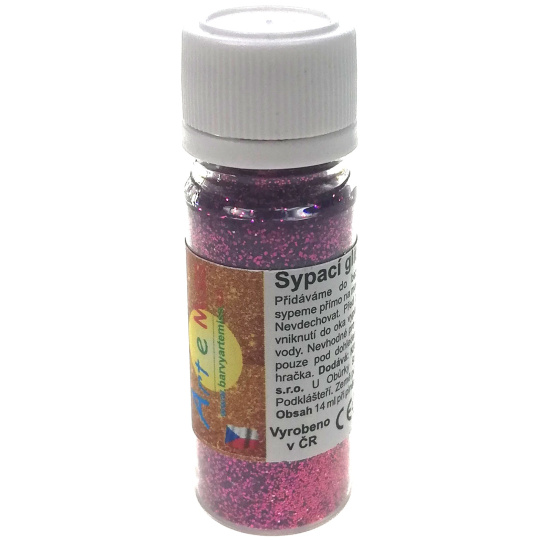 Art e Miss Sypací glitr pro dekorativní použití Růžová fuchsiová 14 ml