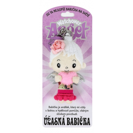 Albi Andělíček strážníček - Úžasná babička přívěsek 8,5 cm