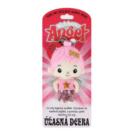 Albi Andělíček strážníček - Úžasná dcera přívěsek 8,5 cm
