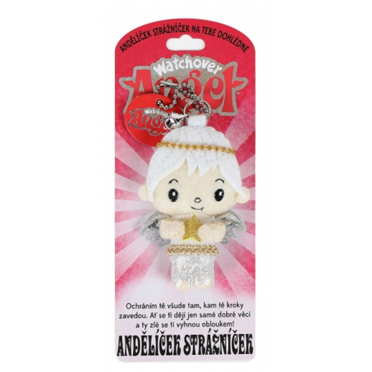 Albi Andělíček strážníček - Andělíček strážníček přívěsek 8,5 cm