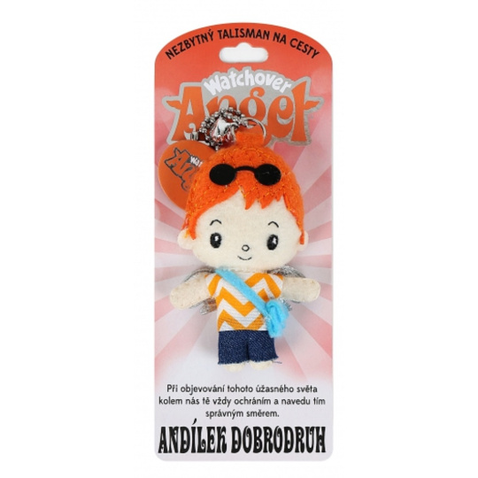 Albi Andělíček strážníček - Andílek dobrodruh přívěsek 8,5 cm
