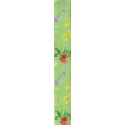 Nekupto Dárkový balicí papír 70 x 150 cm Zelený Květy 933 50