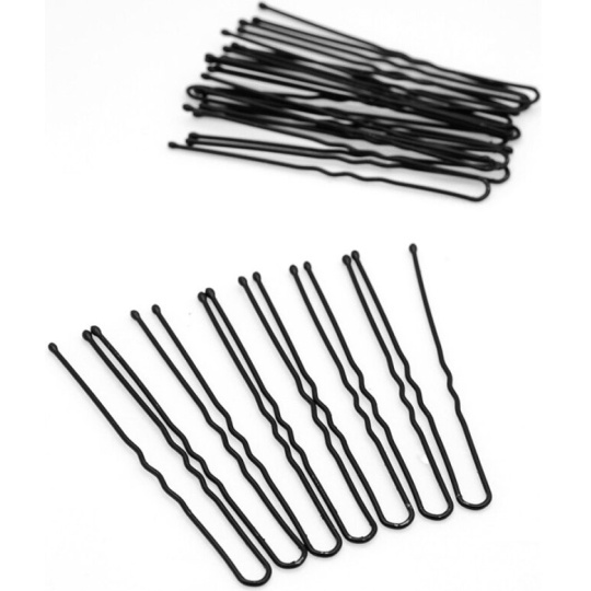 Plastic Nova Vlásenka černá 6,5 cm 20 kusů