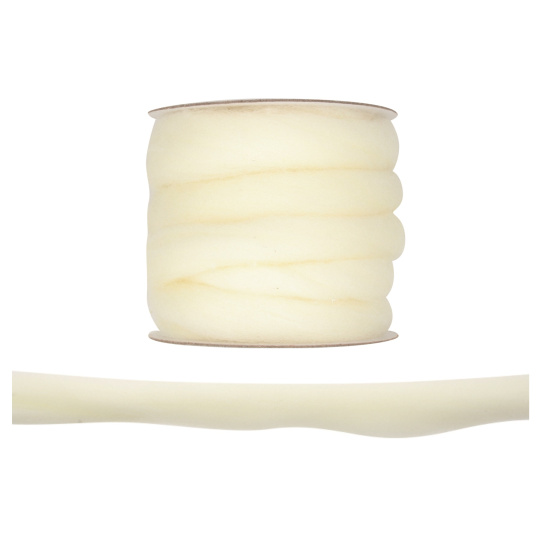 Vlna polyesterová příze světle žlutá 3 m