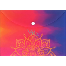 Albi Original Pouzdro na dokumenty Mandala na duhovém A5 - 148 x 210 mm
