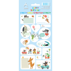 Arch Háztartási matricák, ajándékokra Boldog Születésnapot kék 14 címke Arch Háztartási matricák, ajándékokra Boldog Születésnapot kék 14 címke