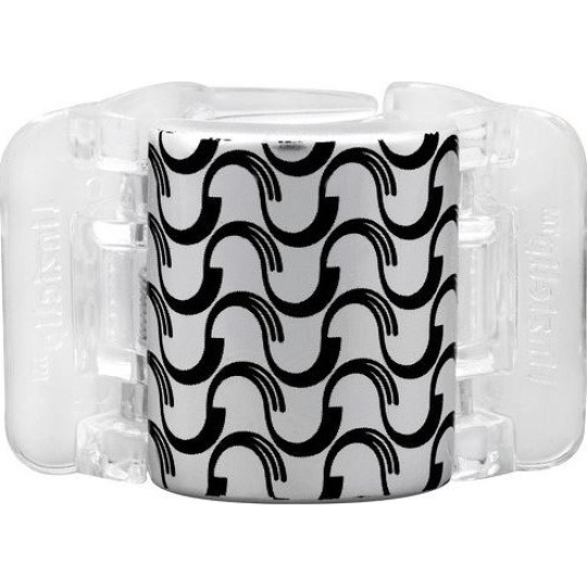 Linziclip Midi Vlasový skřipec metalický s vlnkami 3,5 cm vhodný pro středně husté a husté vlasy 1 kus