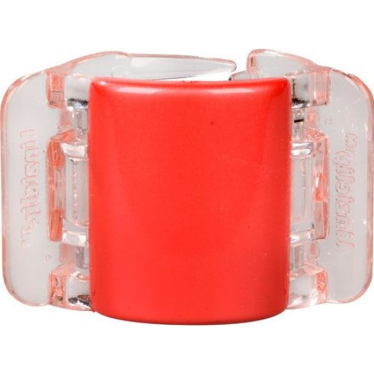 Linziclip Midi Vlasový skřipec perleťově cihlově červený 3,5 cm vhodný pro středně husté a husté vlasy 1 kus