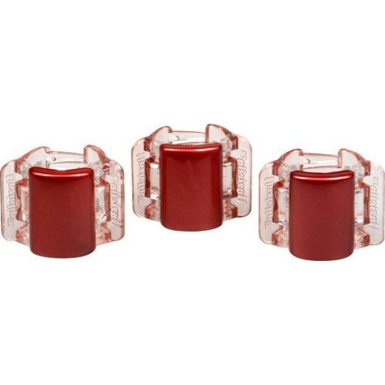 Linziclip Mini Vlasový skřipec perleťově vínový 1,75 cm vhodný pro všechny druhy vlasů 3 kusy