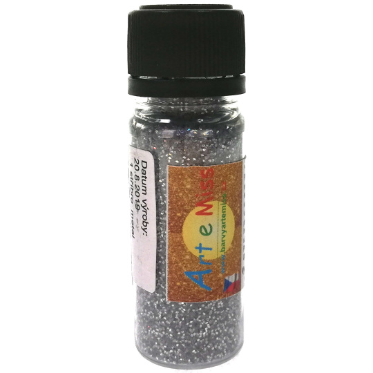 Art e Miss Sypací glitr pro dekorativní použití 1 stříbro metal 14 ml