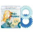 Invisibobble Magic Mermaid Ocean Tango Gumička do vlasů měnící barvu modrá spirálová 3 kusy