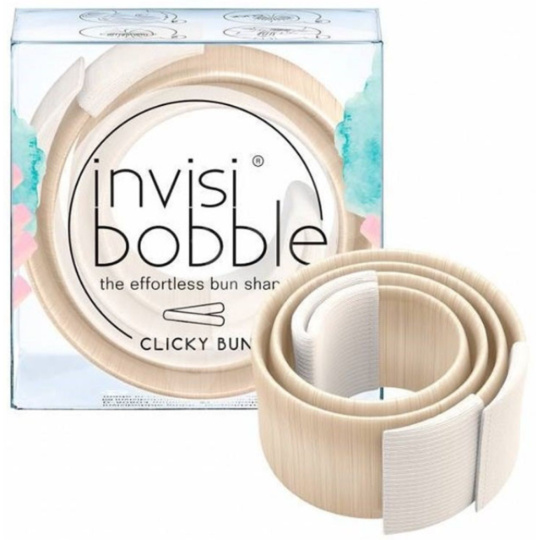 Invisibobble Clicky Bun To Be Or Nude Pásy pro vytvoření drdolu tělová 1 kus