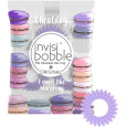 Invisibobble Original Cheatday Macaron Mayhem Gumička do vlasů fialová s vůní francouzských makronek 3 kusy