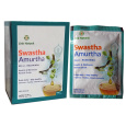 Swastha Amurtha bylinný nápoj na nachlazení, imunitu, játra, klouby, trávení, dýchacích cest, močových cest,duševní i fyzické pohody sáčky 7 x 4 g
