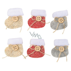 Botičky na kolíčku 5 cm, 6 kusů v sáčku Botičky na kolíčku 5 cm, 6 kusů v sáčku