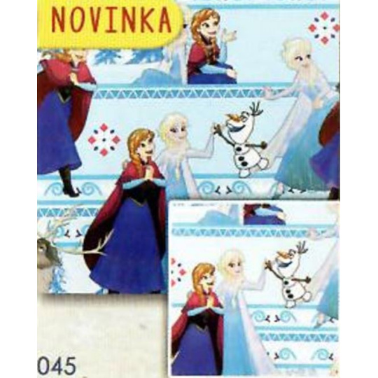 Nekupto Dárkový balicí papír 70 x 200 cm Vánoční Ledové království 1 role BLI 045