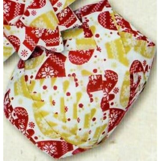 Nekupto Klubíčko Luxus vánoční bílo zlaté 1 cm x 10 m KB 208 01