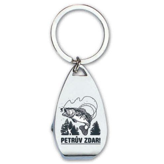 Bohemia Gifts Klíčenka s otvírákem Petrův zdar
