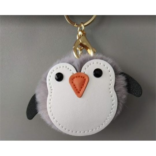 Albi Chlupatá klíčenka Tučňák 8 cm