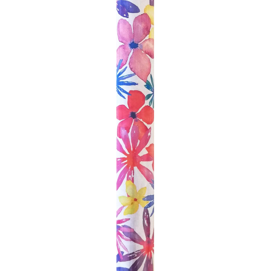 Nekupto Dárkový balicí papír 70 x 150 cm Květy 985 30