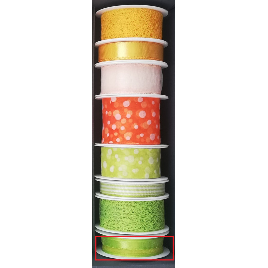Nekupto Stuha látková zelená 3,5 m x 15 mm