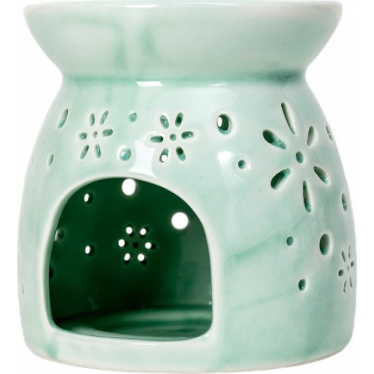 Heart & Home Aromalampa malá zelená 9,5 cm