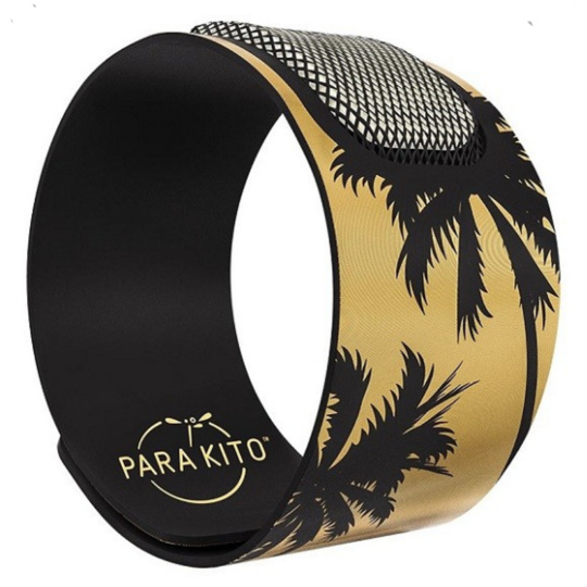 Parakito Repelentní náramek proti komárům Party Las Vegas přírodní, znovuplnitelný, voděodolný,ochrana 24h /den - 15 dní na náplň + dvě náplně