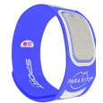 Parakito Repelentní náramek proti komárům Sport modrý přírodní, znovuplnitelný, voděodolný,ochrana 24h /den - 15 dní na náplň + dvě náplně