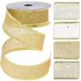 Stuha zlatá mix 2700 x 25 mm