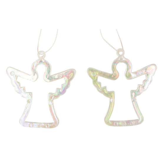 Anděl plastový závěsný 6 cm 2 kusy