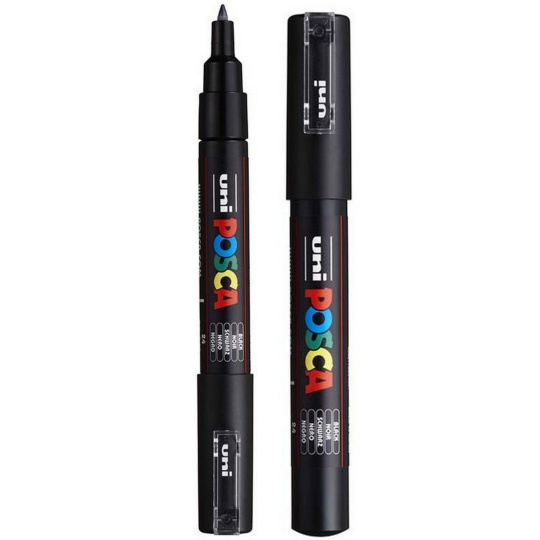 Posca Univerzální akrylátový popisovač 0,7 - 1 mm Černá PC-1M