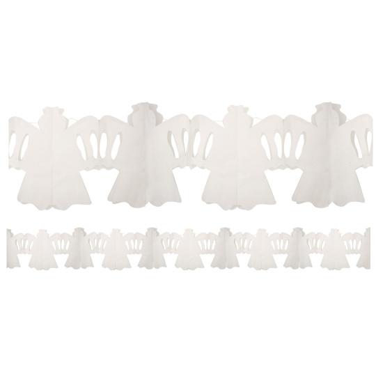 Girlanda Anděl bílá 400 x 25 cm