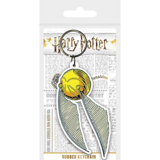 Epee Merch Harry Potter - Zlatonka Klíčenka gumová 6 cm x 4,5 cm