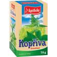 Apotheke Kopřiva dvoudomá sypaný čaj přispívá k normální činnosti cévní soustavy, příznivě ovlivňuje vylučování vody z organismu a činnost ledvin 75 g