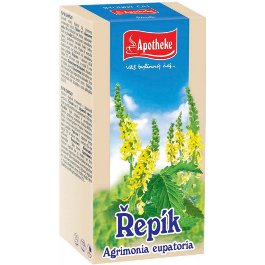 Apotheke Řepík lékařský bylinný čaj přispívá k normálnímu trávení 20 x 1,5 g