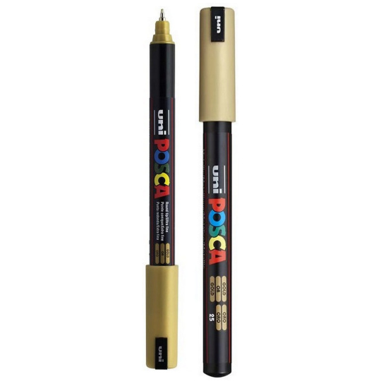 Posca Univerzální akrylátový popisovač 0,7 mm Zlatá PC-1MR