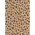 Ditipo Dárkový balicí papír 70 x 200 cm KRAFT Černo-hnědé skvrny gepard