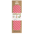Apli Cut & Patch papír na ubrouskovou techniku Červenobílé pruhy 30 x 50 cm 3 kusy