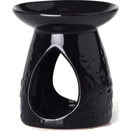 Bolsius Aromalampa keramická černá 110 x 123 mm