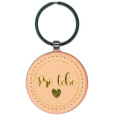 Nekupto Klíčenka kulatá z koženky Pro tebe 4,5 cm